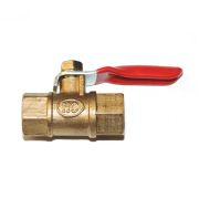 Кран шаровой мини (латунь) 1/4'' ВР х ВР (рычаг)