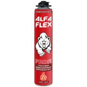 Пена монтажная пистолетная «Alfa Flex Profi» огнестойкая (оранж.)