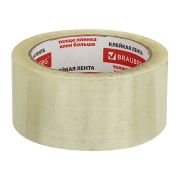 Скотч упаковочный 48 мм х  66 м (прозр.) толщ.45 микрон / BRAUBERG