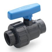 Кран шаровой (нПВХ) 11/2'' Г-Г (ВРхВР) одноразъемный