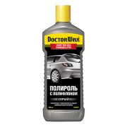 Полироль DoctorWax с полифлоном 300 мл (серый)