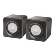 Колонки компьютерные DEFENDER SPK-33, 2.0, 5 Вт, 3.5мм джек, пластик, черные, 65633