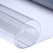Гибкое стекло ПВХ прозрачное в рулоне (шир.1,4 м) толщ.0,7 мм (до -35°С)