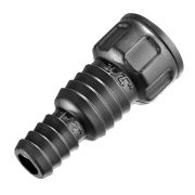 Штуцер резьбовой d 13-19 мм х 1/2'' ВР (пластик)